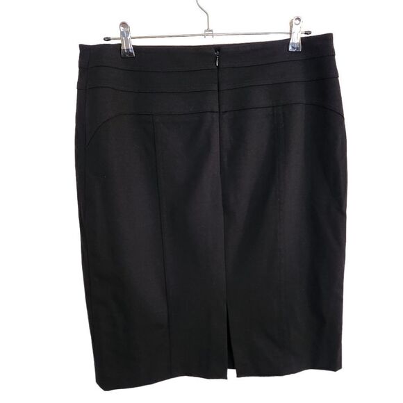 INC International Concepts Womens Classic Black Pencil Skirt Size 14 - Picture 2 of 6